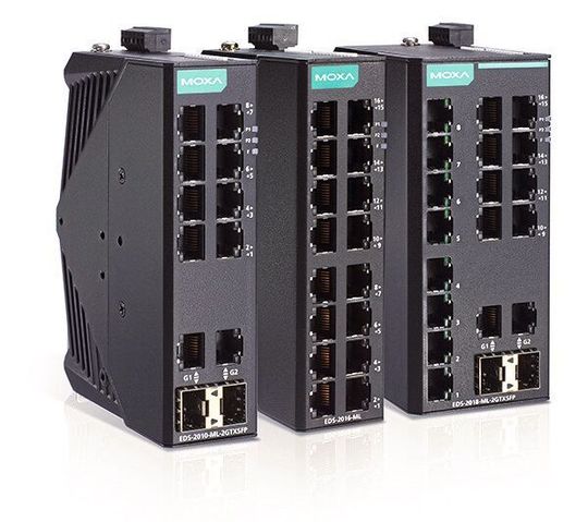 Unmanaged Ethernet-Switches von Moxa. Unmanaged Ethernet-Switches von Moxa.