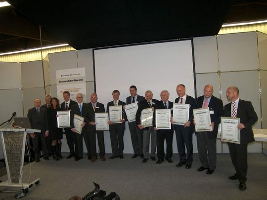 Die Gewinner der Innovation-Awards. Die Gewinner der Innovation-Awards.