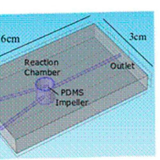 Schematic of the microreactor. Schematic of the microreactor.