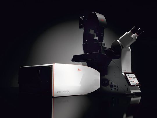 Das System Stellaris 5 ist Teil der neuen konfokalen Mikroskopie-Plattform Stellaris von Leica Microsystems. Das System Stellaris 5 ist Teil der neuen konfokalen Mikroskopie-Plattform Stellaris von Leica Microsystems.