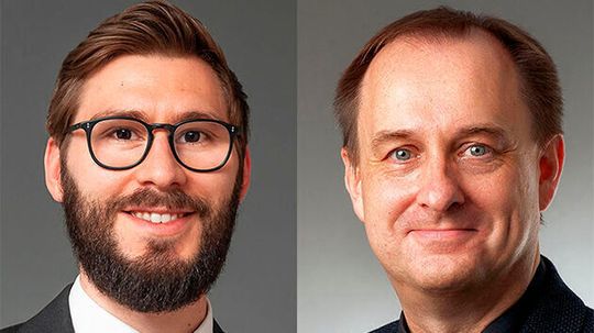 Die beiden neuen KÜS-Geschäftsführer: Stefan Schuler (li.) und Hanns-Gregor July. Die beiden neuen KÜS-Geschäftsführer: Stefan Schuler (li.) und Hanns-Gregor July.