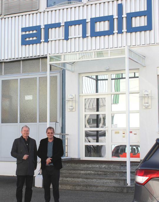 Die Geschäftsführer der Unternehmen Springer und Arnold, Hauke Springer und Thomas Arnold (re.). Die Geschäftsführer der Unternehmen Springer und Arnold, Hauke Springer und Thomas Arnold (re.).