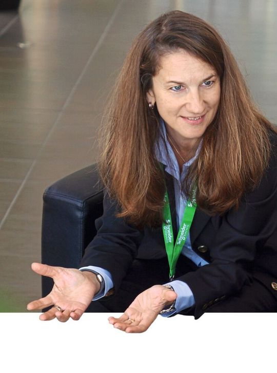 Schneider-Europachefin Barbara Frei. Schneider-Europachefin Barbara Frei.