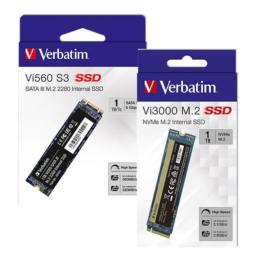 Verbatim hat seine neuen M.2-SSDs der Vi560-S3- und Vi3000-Serien vorgestellt. Verbatim hat seine neuen M.2-SSDs der Vi560-S3- und Vi3000-Serien vorgestellt.