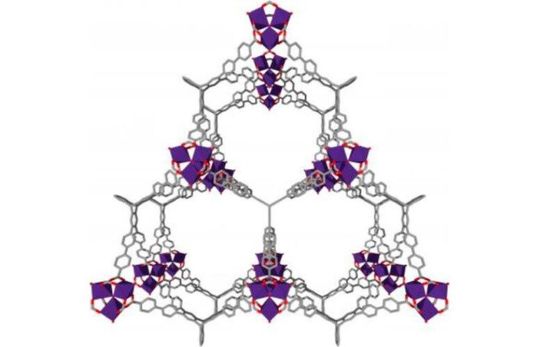 A team from Northwestern University in the United States has developed and synthesized new metal-organic framework (MOF). A team from Northwestern University in the United States has developed and synthesized new metal-organic framework (MOF).