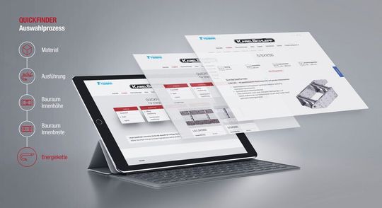 Der webbasierte Kabelschlepp-Quickfinder soll schnell und einfach zum geeigneten Produkt führen.