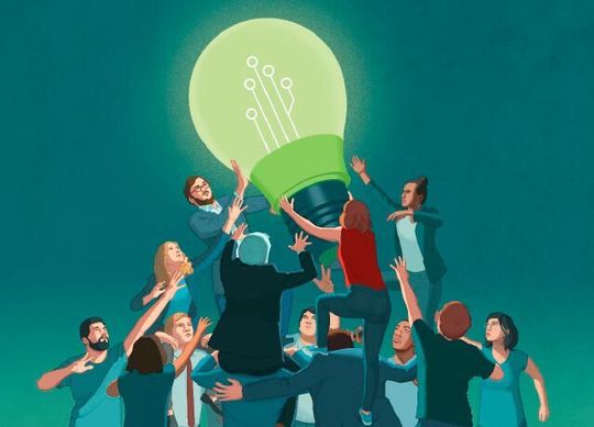 Nur gemeinsam zu schaffen: Insbesondere Netzwerke und Kollaborationen führen zu großen Innovationen. Nur gemeinsam zu schaffen: Insbesondere Netzwerke und Kollaborationen führen zu großen Innovationen.