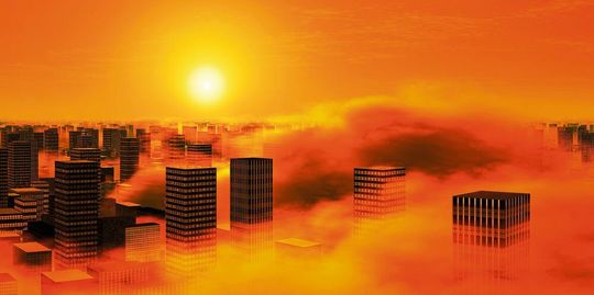 In manchen Großstädten sammelt sich durch hohes Verkehrsaufkommen und ungünstige Wetterlagen Feinstaub bzw. Smog in den Straßen (Symbolbild). In manchen Großstädten sammelt sich durch hohes Verkehrsaufkommen und ungünstige Wetterlagen Feinstaub bzw. Smog in den Straßen (Symbolbild).