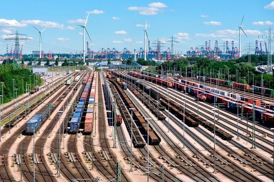 Die Hafenbahn blieb trotz Krise im ersten Quartal 2020 auf einem guten Niveau.