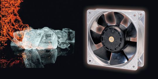 Die Lüfter-Baureihe ist für einen Betriebstemperaturbereich von -40 °C bis 85 °C konzipiert.