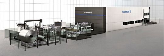 Die Automobilbauer kommen langsam auf den Geschmack, wenn es um den Einsatz der sogenannten Dynamic-Flow-Technology bei der Aluminiumverarbeitung geht, betont Schuler. Platinenschneidanlagen arbeiten dabei mit einem Laser. Selbst bei komplett neuen Modellen, könnte man sich damit sonst benötigte Neubauten von Schnittwerkzeug-Sätzen sparen. Doch auch Stahlexperten sollen davon profitieren. Die Automobilbauer kommen langsam auf den Geschmack, wenn es um den Einsatz der sogenannten Dynamic-Flow-Technology bei der Aluminiumverarbeitung geht, betont Schuler. Platinenschneidanlagen arbeiten dabei mit einem Laser. Selbst bei komplett neuen Modellen, könnte man sich damit sonst benötigte Neubauten von Schnittwerkzeug-Sätzen sparen. Doch auch Stahlexperten sollen davon profitieren.