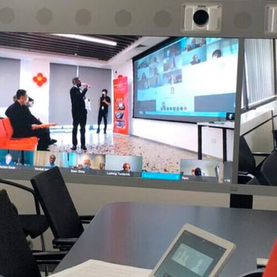 The Executive Board, senior staff, plant workers and guests opened the facility virtually – in a video conference – for the first time. The Executive Board, senior staff, plant workers and guests opened the facility virtually – in a video conference – for the first time.