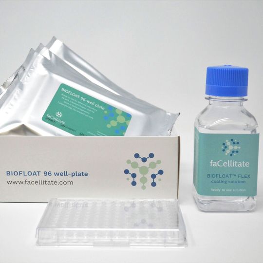 Biofloat-Formulierung und 96-Well Platte Biofloat-Formulierung und 96-Well Platte