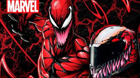 HJC erweitert seine Marvel-Serie um den neuen Schurken Carnage. HJC erweitert seine Marvel-Serie um den neuen Schurken Carnage.