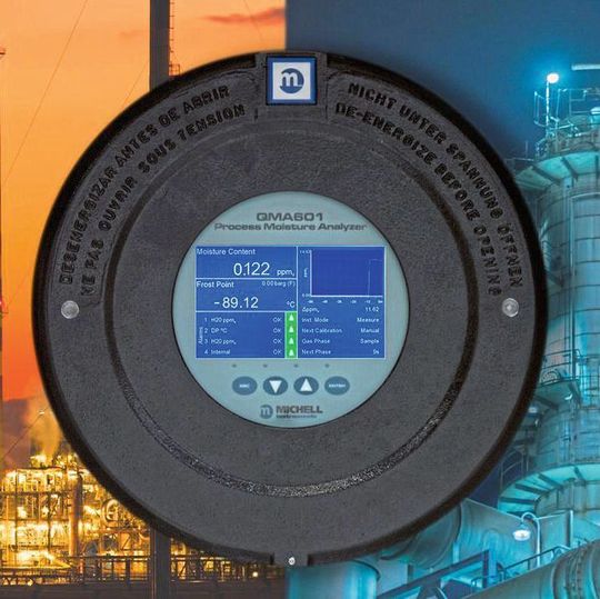 Schwingquarz-Feuchteanalysator für den Einsatz in Ethylen-Pipelines Schwingquarz-Feuchteanalysator für den Einsatz in Ethylen-Pipelines