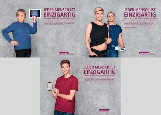 Die drei Körperstolz-Testimonials Ingrid Hartmann, Erik Blumhagen und Michael Krauser. Die drei Körperstolz-Testimonials Ingrid Hartmann, Erik Blumhagen und Michael Krauser.