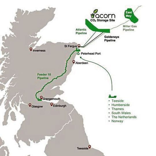 Acorn CO2 storage site. Acorn CO2 storage site.