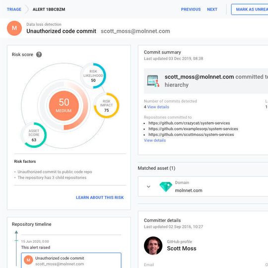 Mit SearchLight ist es möglich, die unautorisierte Offenlegung von Source Code aufzuspüren. Mit SearchLight ist es möglich, die unautorisierte Offenlegung von Source Code aufzuspüren.