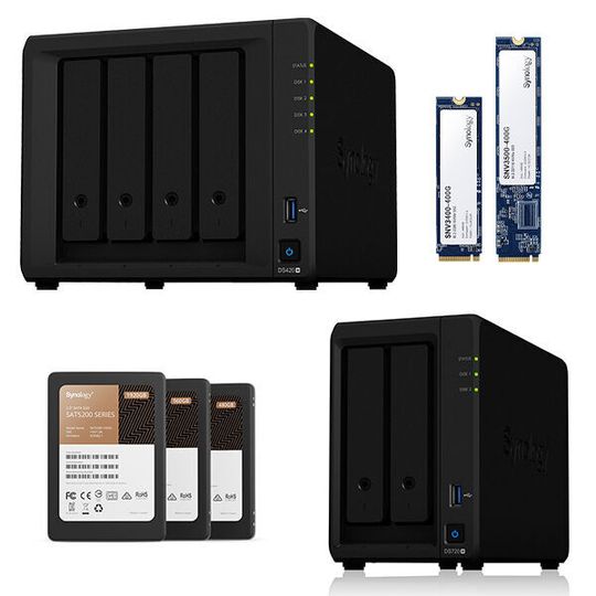 Kompakte Speichersysteme und SSDs: aktuelle Neuheiten von Synology. Kompakte Speichersysteme und SSDs: aktuelle Neuheiten von Synology.