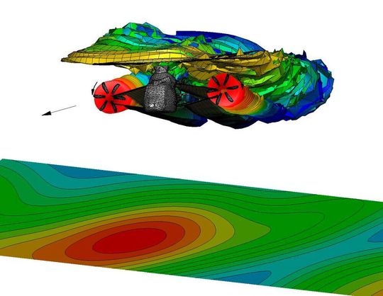 Die Lärmkontur des Airbus RACER