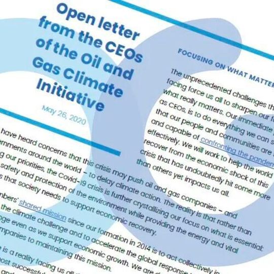 OGCI and its member companies reaffirmed their pledge to act collectively in combating the climate challenge to support global economic recovery and promote the transition to a healthier and lower-carbon future. OGCI and its member companies reaffirmed their pledge to act collectively in combating the climate challenge to support global economic recovery and promote the transition to a healthier and lower-carbon future.