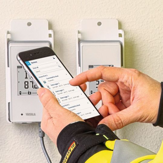 Cloud-Service für hochwertige Feuchtemessungen Cloud-Service für hochwertige Feuchtemessungen