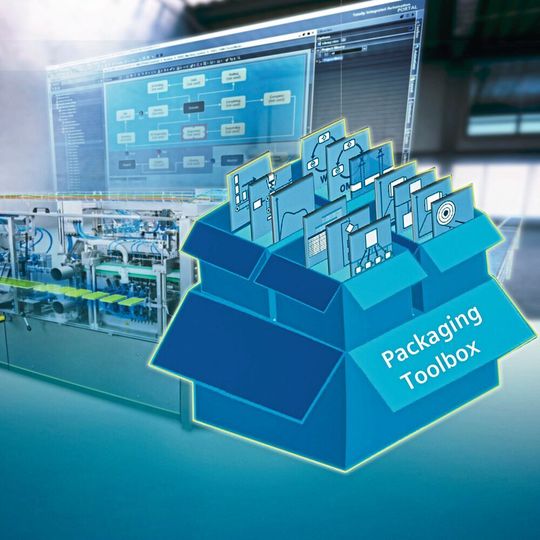 Die Packaging Toolbox erleichtert das Engineering von Verpackungsmaschinen. Die Packaging Toolbox erleichtert das Engineering von Verpackungsmaschinen.