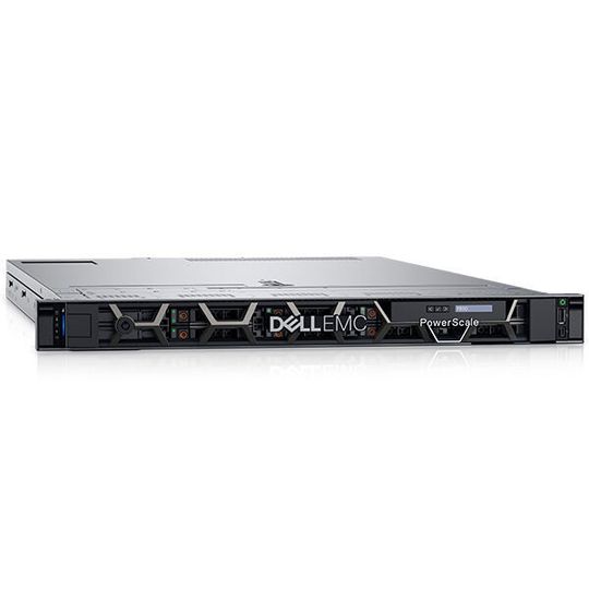 Die PowerScale-Systeme von Dell EMC belegen nur eine Höheneinheit im Rack. Die PowerScale-Systeme von Dell EMC belegen nur eine Höheneinheit im Rack.