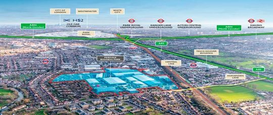 Der kürzlich von Segro erworbene Perivale Park bietet mittelfristig Entwicklungs- und Revitalisierungspotenzial im Londoner Industriecluster. Der kürzlich von Segro erworbene Perivale Park bietet mittelfristig Entwicklungs- und Revitalisierungspotenzial im Londoner Industriecluster.