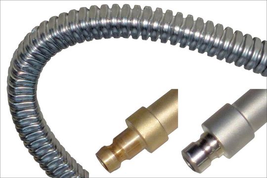Since there is no deep-hole boring and plugging, a considerable cost reduction can be achieved when using the new Tempflex for manufacturing the mould plates. Since there is no deep-hole boring and plugging, a considerable cost reduction can be achieved when using the new Tempflex for manufacturing the mould plates.