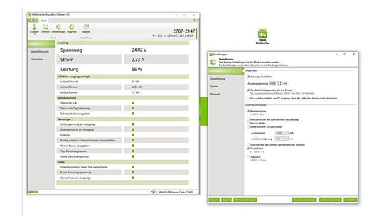 Die Stromversorgung Pro 2 lässt sich individuell per Computer konfigurieren.