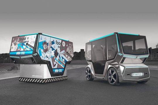 Modulare Transportsysteme wie der „microSNAP“ von Rinspeed spielen für die Logistik der Zukunft eine entscheidende Rolle. Modulare Transportsysteme wie der „microSNAP“ von Rinspeed spielen für die Logistik der Zukunft eine entscheidende Rolle.