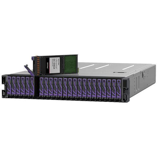 Die OpenFlex-Data24-Plattform fasst bis zu 24 Ultrastar-DC-SN840-SSDs. Die OpenFlex-Data24-Plattform fasst bis zu 24 Ultrastar-DC-SN840-SSDs.