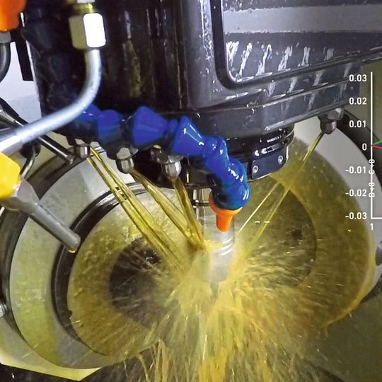 GF Machining Solutions hat mit der Funktion AMC eine automatische Möglichkeit zur Kalibrierung von Fräsmaschinen auf Knopfdruck entwickelt. Das vermeidet Fehler. GF Machining Solutions hat mit der Funktion AMC eine automatische Möglichkeit zur Kalibrierung von Fräsmaschinen auf Knopfdruck entwickelt. Das vermeidet Fehler.