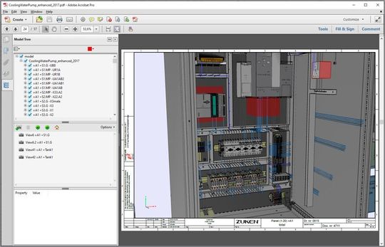 Mit E3.Series 2020 will Zuken Elektrokonstruktion und Schaltschrank-Layout vereinfachen. Das Release 2020 der Elektrotechnik- und Fluidtechnik-Softwarefamilie bietet u.a. erweiterte tabellarische Bearbeitung, Einbettung von Dokumenten und 3D-PDF-Unterstützung. Mit E3.Series 2020 will Zuken Elektrokonstruktion und Schaltschrank-Layout vereinfachen. Das Release 2020 der Elektrotechnik- und Fluidtechnik-Softwarefamilie bietet u.a. erweiterte tabellarische Bearbeitung, Einbettung von Dokumenten und 3D-PDF-Unterstützung.