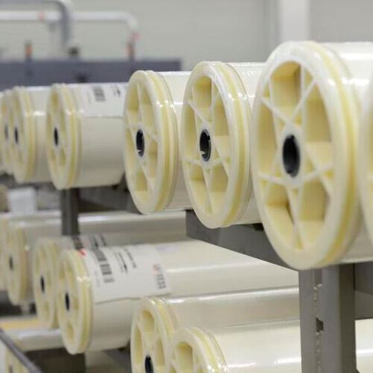 At its Bitterfeld site, Lanxess produces Lewabrane reverse osmosis membrane elements for the global market. At its Bitterfeld site, Lanxess produces Lewabrane reverse osmosis membrane elements for the global market.