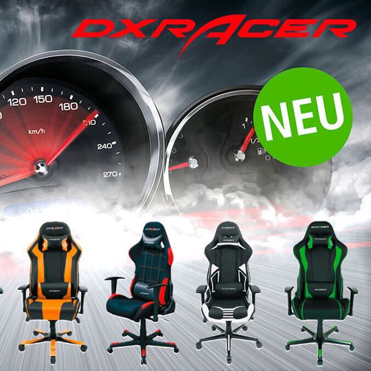 Die Office- und Gaming-Stühle von DXRacer sind ab sofort über Eno erhältlich. Die Office- und Gaming-Stühle von DXRacer sind ab sofort über Eno erhältlich.