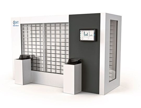 Der Indu-Store ist maximal 21 m lang, 3,6 m hoch und 1,75 m breit. Der Indu-Store ist maximal 21 m lang, 3,6 m hoch und 1,75 m breit.