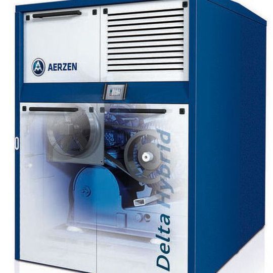 Aerzen’s new Delta Hybrid D76S offers a maximum volume flow of 4,580 m³/h and a drive power of 160 kW. Aerzen’s new Delta Hybrid D76S offers a maximum volume flow of 4,580 m³/h and a drive power of 160 kW.