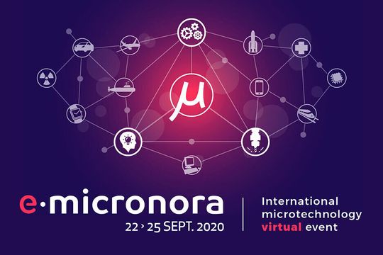 Visuel du salon virtuel e.micronora. Visuel du salon virtuel e.micronora.