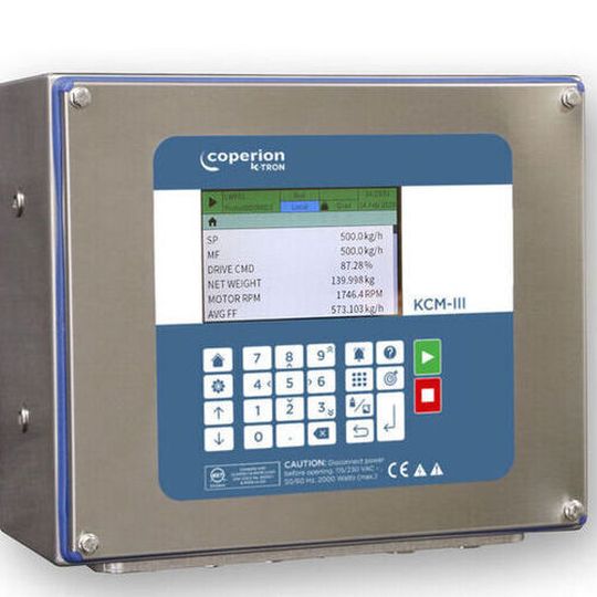 The newly redesigned KCM-III controller offers a variety of user-friendly features and improved feeding accuracy. The newly redesigned KCM-III controller offers a variety of user-friendly features and improved feeding accuracy.
