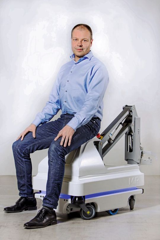 Der neue Präsident bei Mobile Industrial Robots: Søren E. Nielsen. Der neue Präsident bei Mobile Industrial Robots: Søren E. Nielsen.