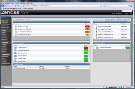 Professionelle Netzwerküberwachung mit der Open Source Software Zenoss Core. Professionelle Netzwerküberwachung mit der Open Source Software Zenoss Core.