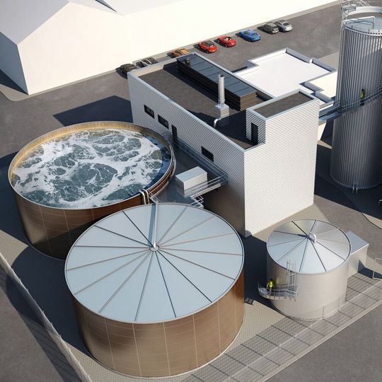 Nachhaltige Abwassertechnik: Ein Fruchtsafthersteller erzeugt Biogas aus Produktionsabwasser. Nachhaltige Abwassertechnik: Ein Fruchtsafthersteller erzeugt Biogas aus Produktionsabwasser.