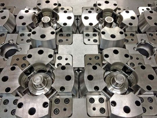 A typical multi impression tool. A typical multi impression tool.