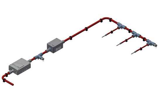 PMA-Kabelschutz und Wagner-Rail-Ansaugrauchmeldersystem sorgen für zuverlässigen Brandschutz im Schienenfahrzeug: hier eine Auswahl der für das System verfügbaren PMA-Baugruppen. PMA-Kabelschutz und Wagner-Rail-Ansaugrauchmeldersystem sorgen für zuverlässigen Brandschutz im Schienenfahrzeug: hier eine Auswahl der für das System verfügbaren PMA-Baugruppen.