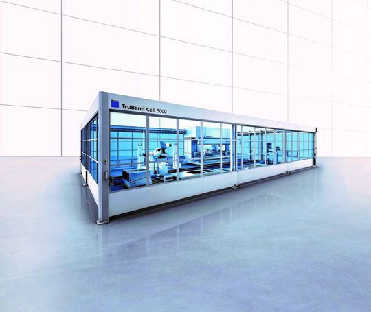 Diese Biegezelle beinhaltet die neueste Trubend-Biegemaschine von Trumpf nebst einfach bedienbarer Programmiersoftware Teczone Bend. Alles zusammen heißt Trubend Cell 5000. Diese Biegezelle beinhaltet die neueste Trubend-Biegemaschine von Trumpf nebst einfach bedienbarer Programmiersoftware Teczone Bend. Alles zusammen heißt Trubend Cell 5000.