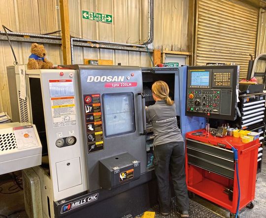 The Doosan Lynx has improved cycle times drastically since the introduction of Hypermill. The Doosan Lynx has improved cycle times drastically since the introduction of Hypermill.
