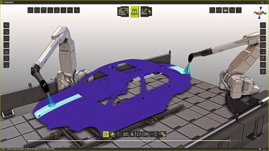 Fastsuite Edition 2 ist ein Simulations-, Visualisierungs- und Analysewerkzeug, das Herstellern hilft, Qualitäts- und Effizienzstandards für Sprühanwendungen zu erreichen. Fastsuite Edition 2 ist ein Simulations-, Visualisierungs- und Analysewerkzeug, das Herstellern hilft, Qualitäts- und Effizienzstandards für Sprühanwendungen zu erreichen.