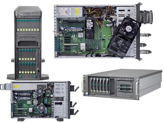 Primergy-Server mit Debian-Betriebssystem von Fujitsu Siemens Computers. Primergy-Server mit Debian-Betriebssystem von Fujitsu Siemens Computers.